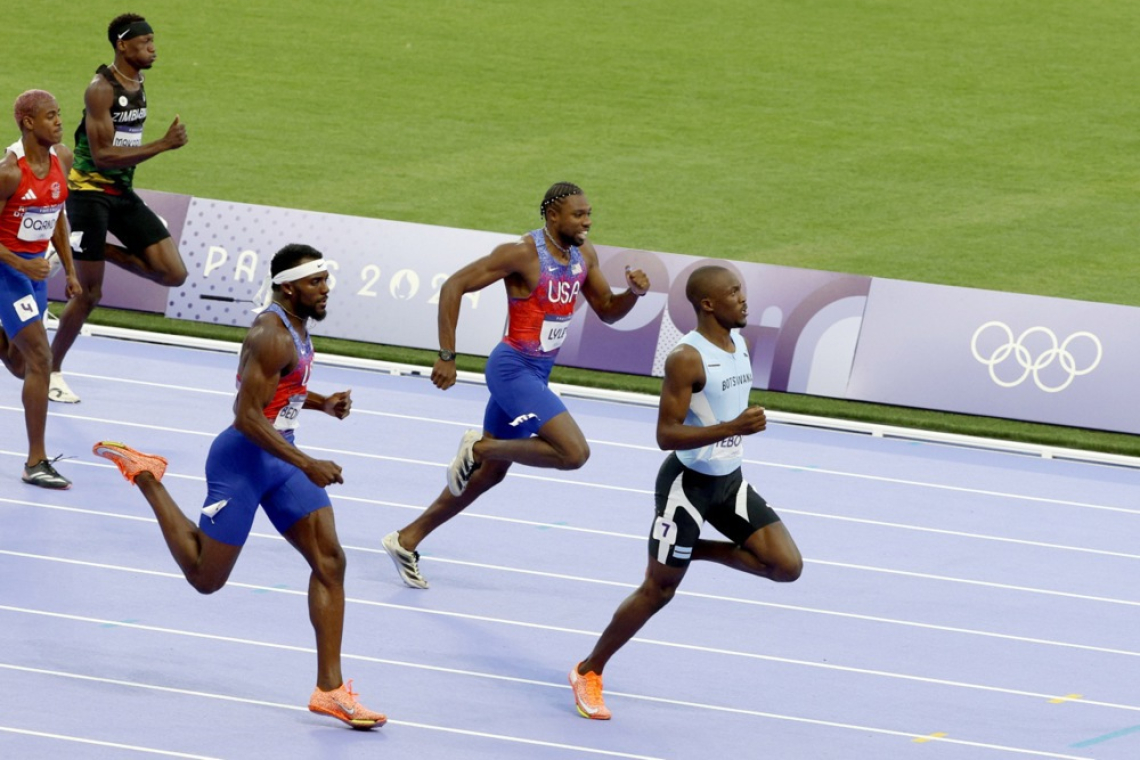 Tebogo v teku na 200 m osvojil prvo zlato olimpijsko medaljo za Bocvano